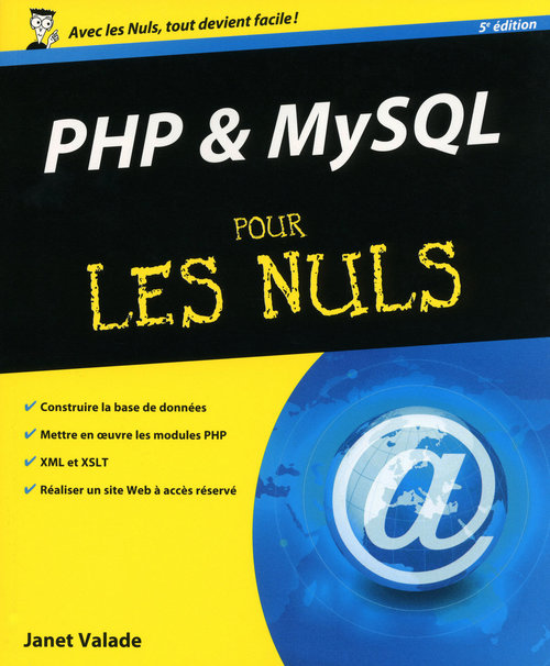 ebook cover of PHP et MySql 5e pour les nuls, by Janet Valade