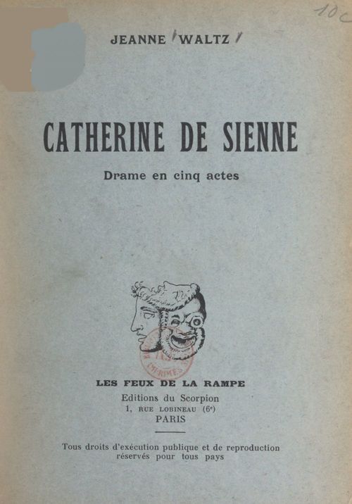 ebook cover of Catherine de Sienne, by Jeanne Waltz