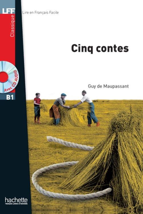 ebook cover of LFF B1 - Cinq Contes (ebook), by Guy de Maupassant