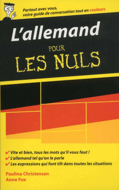 Couverture ebook de L'Allemand - Guide de conversation Pour les Nuls, 2e, de Paulina Christensen, Anne Fox
