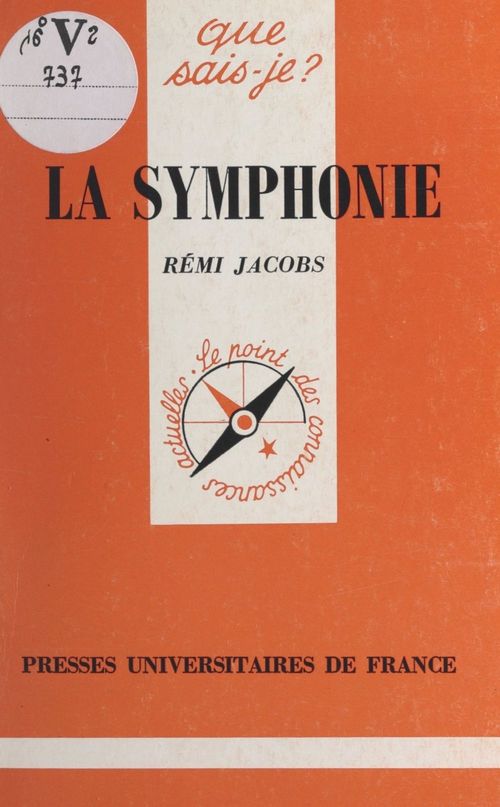 ebook cover of La symphonie, by Rémi Jacobs