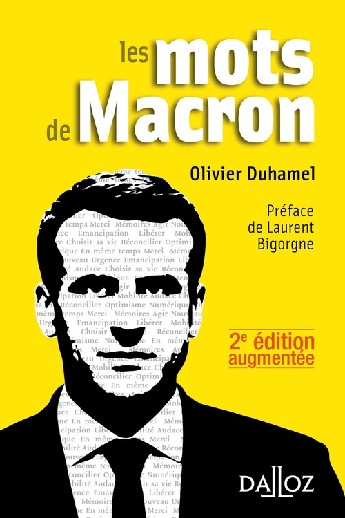 Couverture ebook de Les mots de Macron 2ed, de Olivier Duhamel
