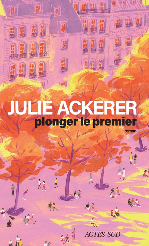 Couverture ebook de Plonger le premier, de Julie Ackerer
