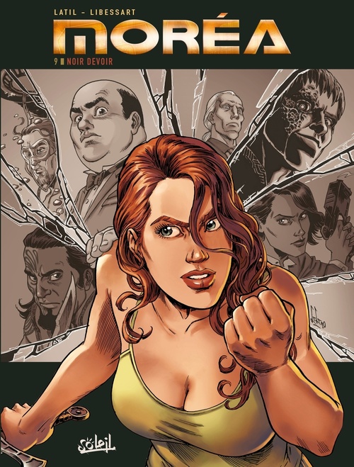Couverture ebook de Moréa T09 - Noir devoir, de Dominique Latil