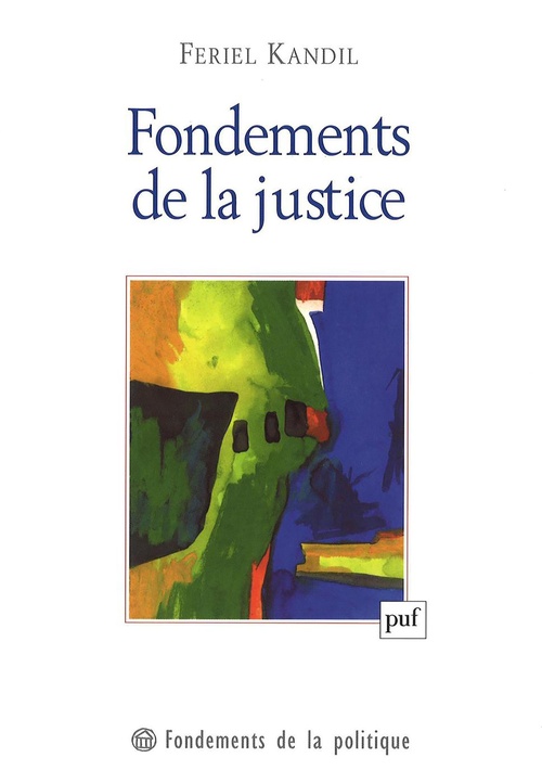 Couverture ebook de Fondements de la justice, de Feriel Kandil