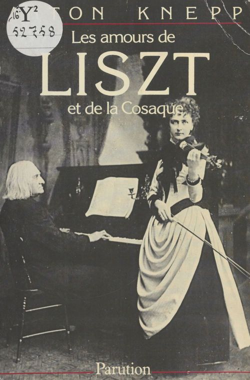 Couverture ebook de Les Amours de Liszt et de la cosaque, de Anton Knepp