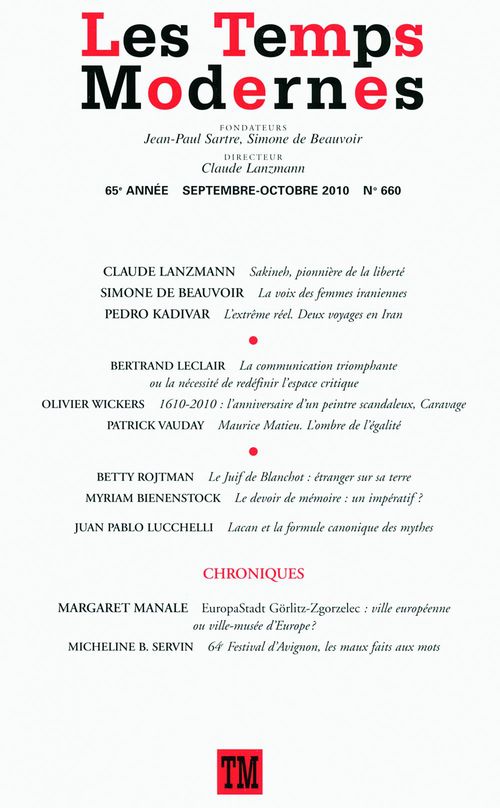 ebook cover of Les Temps Modernes N° 660 N° 660, by Revue Les Temps Modernes