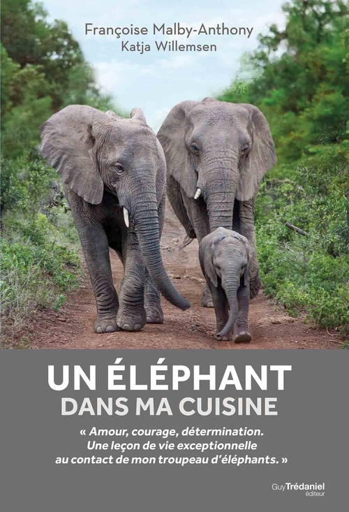 ebook cover of Un éléphant dans ma cuisine - Ce que mon troupeau d'éléphant m'a appris sur l'amour, le courage et l, by Françoise Malby-Anthony, Katja Willemsen