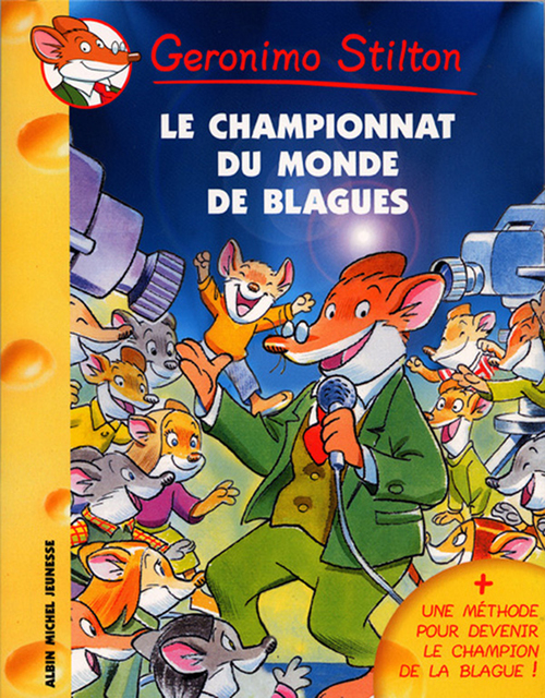 Couverture ebook de Le Championnat du monde de blagues, de Geronimo Stilton