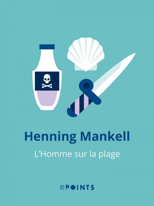 ebook cover of L'Homme sur la plage, by Henning Mankell