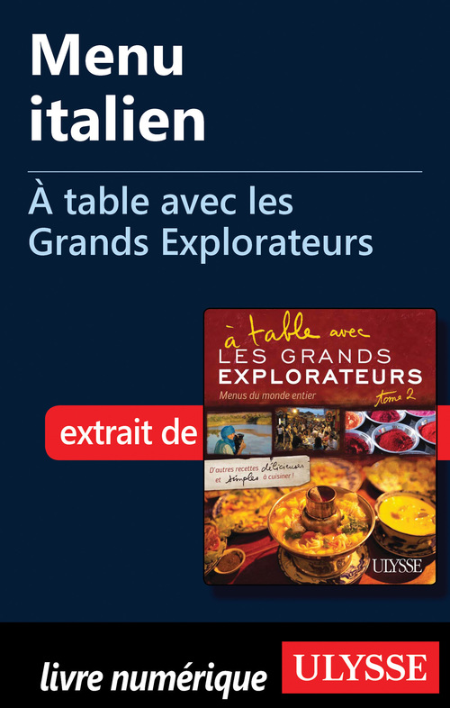 ebook cover of Menu italien - A table avec les Grands Explorateurs, by Mario Introia