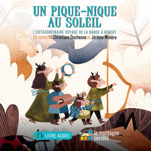 Couverture audiobook de Un pique-nique au soleil (Contenu enrichi), de Christiane Duchesne