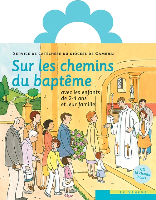 Couverture ebook de Sur les chemins du baptême - enfant 2-4 ans, de Collectif