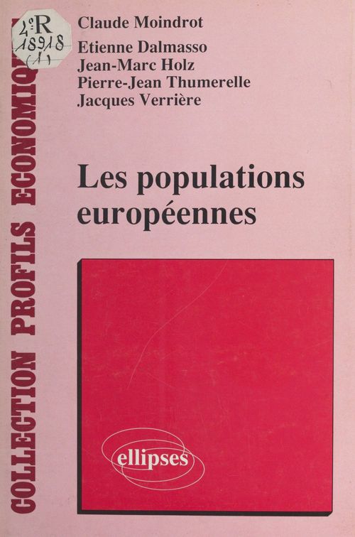 Couverture ebook de Les Populations européennes, de Moindrot C