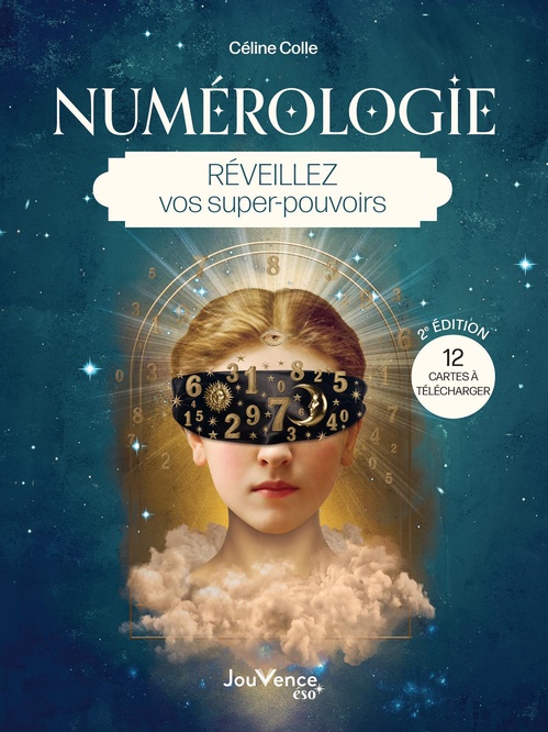 ebook cover of Numérologie : réveillez vos super-pouvoirs, by Céline Colle