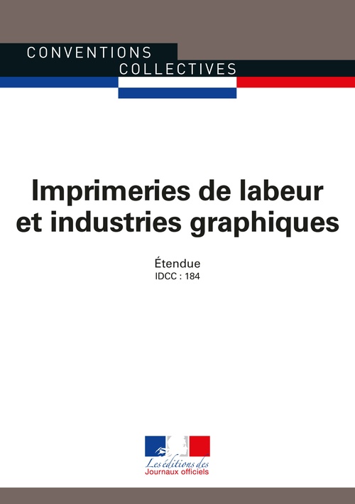 Couverture ebook de Imprimeries de labeur et industries graphiques, de Direction Des Journa