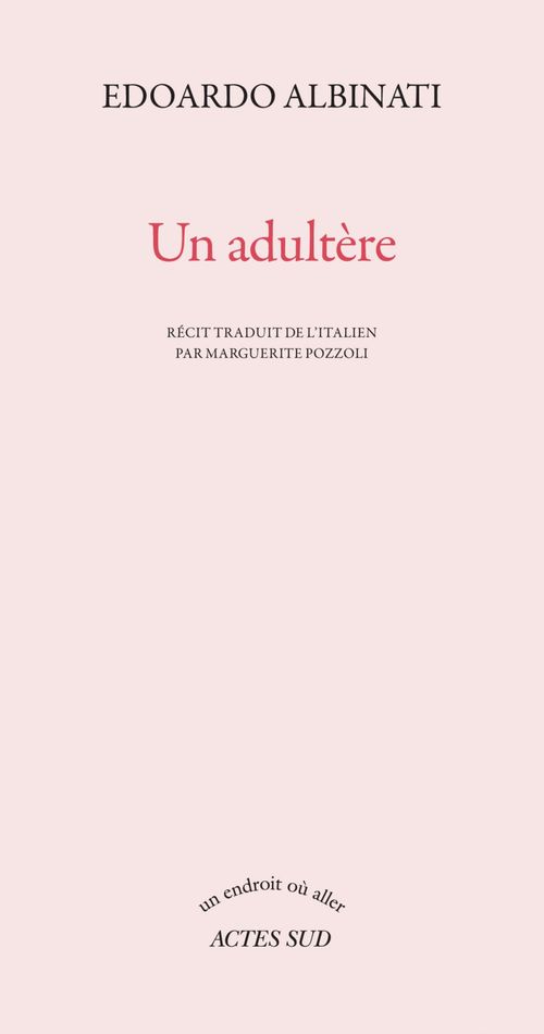 Couverture ebook de Un adultère, de Edoardo Albinati