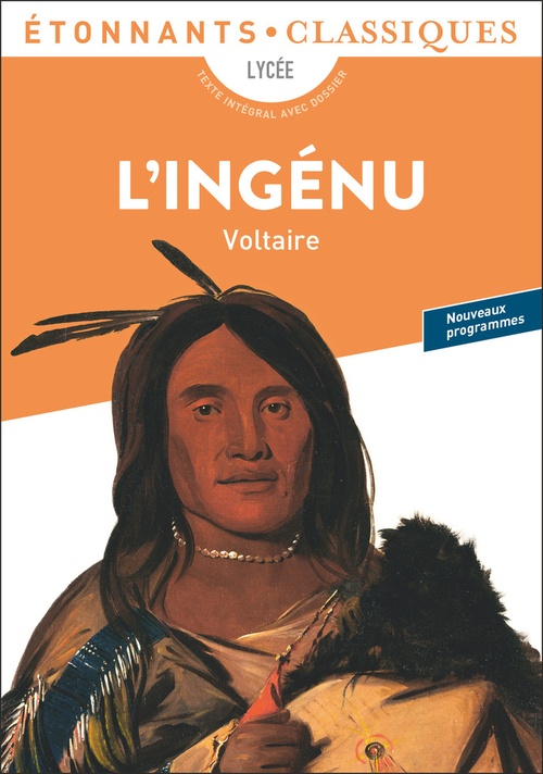 Couverture ebook de L'Ingénu, de Voltaire