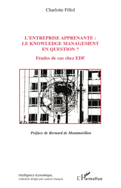 Couverture ebook de L'entreprise apprenante : le knowledge management en question ?, de Charlotte Fillol