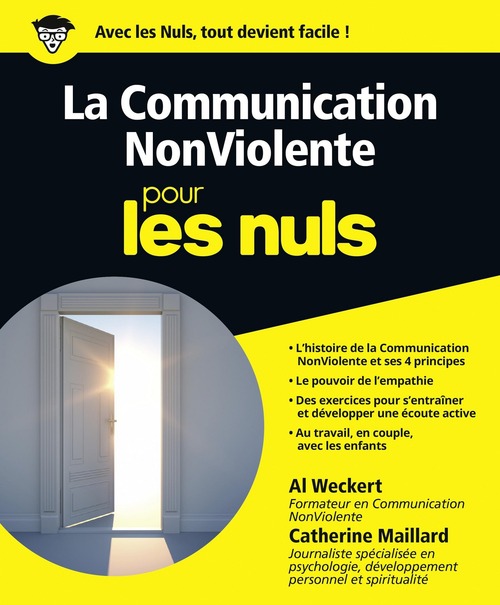 Couverture ebook de La Communication Non-Violente Pour les Nuls, de Catherine Maillard, Al Weckert