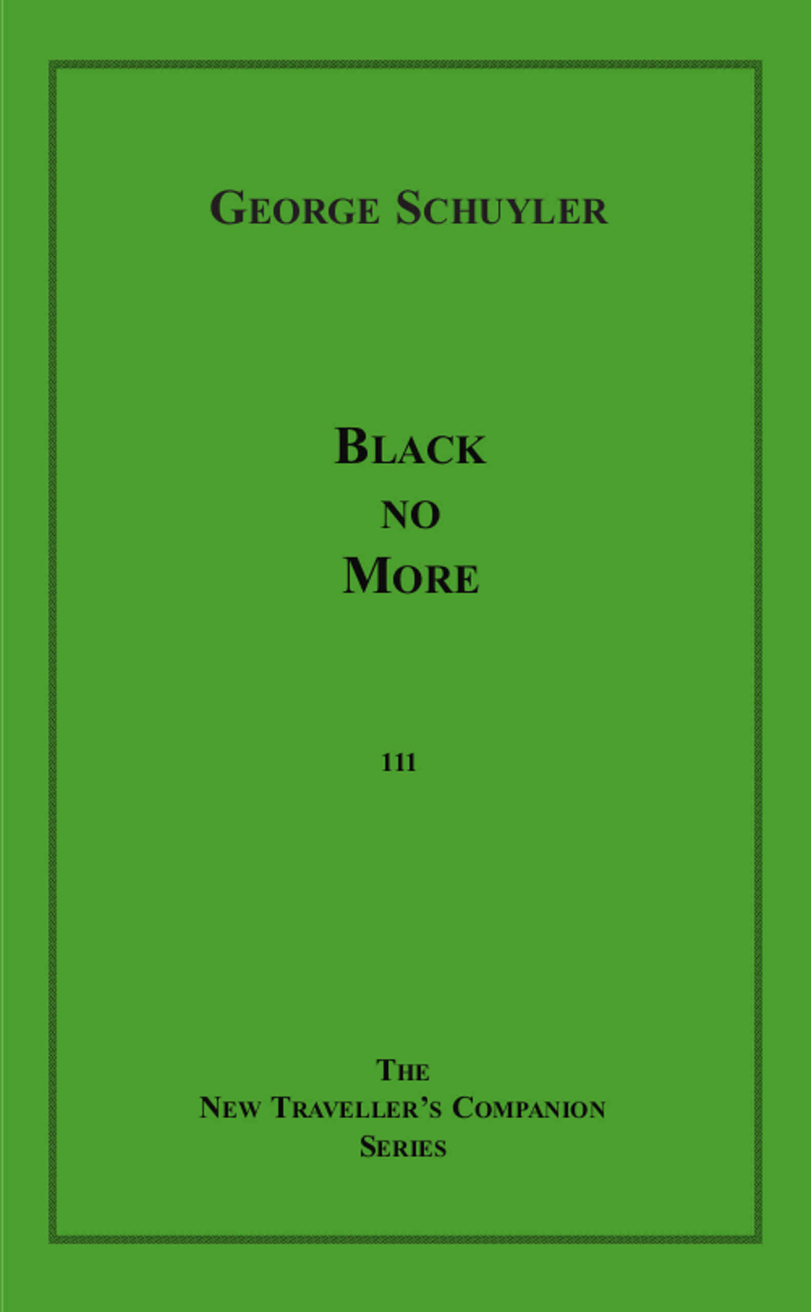 Couverture ebook de Black No More, de George Schuyler