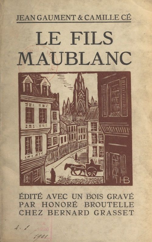 Couverture ebook de Le fils Maublanc, de Jean Gaument, Camille Ce