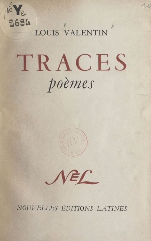 ebook cover of Traces, by Louis Valentin