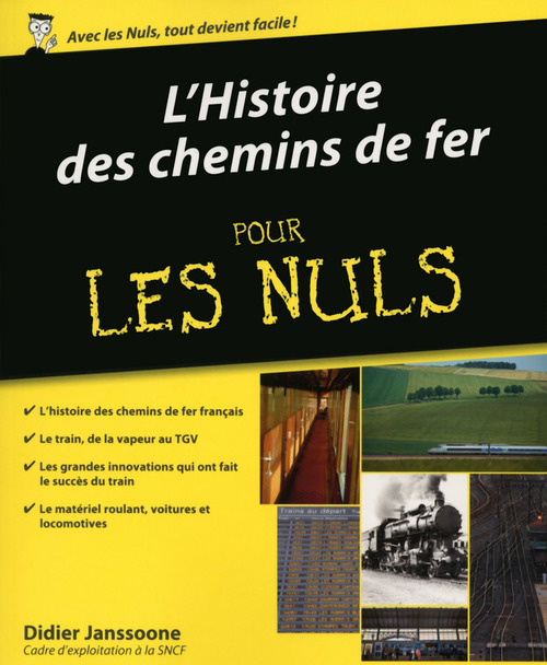 ebook cover of L'histoire des chemins de fer Pour les Nuls, by Didier Janssoone