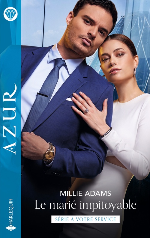 Couverture ebook de Le marié impitoyable, de Millie Adams