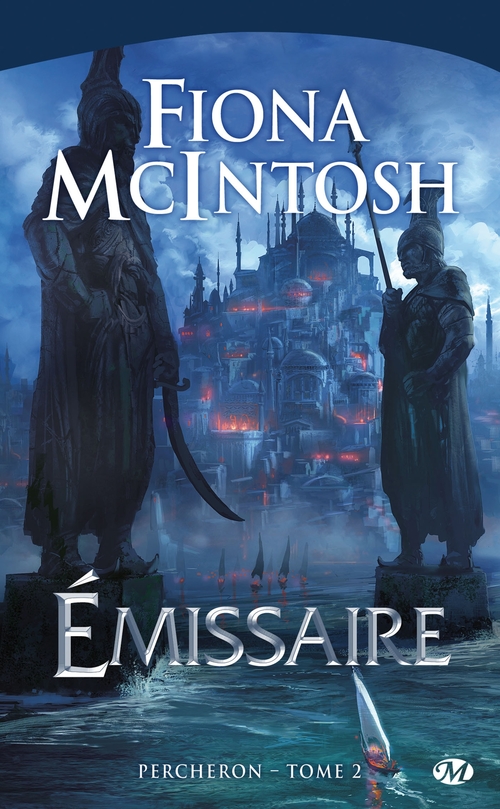 Couverture ebook de Percheron, T2 : Émissaire, de Fiona McIntosh, Constance De Mascureau