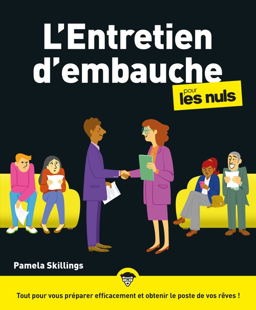 Couverture ebook de L'entretien d'embauche pour les Nuls, de Pamela Skillings