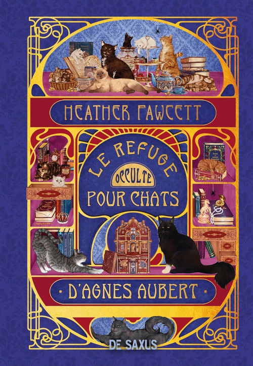 Couverture ebook de Le Refuge occulte pour chats d'Agnes Aubert (e-book), de Heather Fawcett