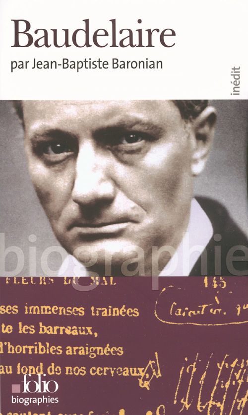 ebook cover of Baudelaire, by Jean-Baptiste Baronian