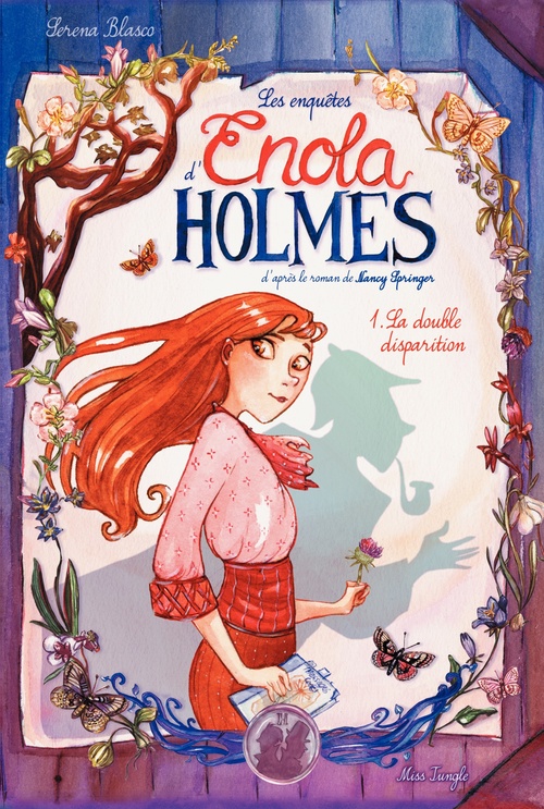 Couverture ebook de Enola Holmes - Tome 1 - La double disparition, de Serena Blasco