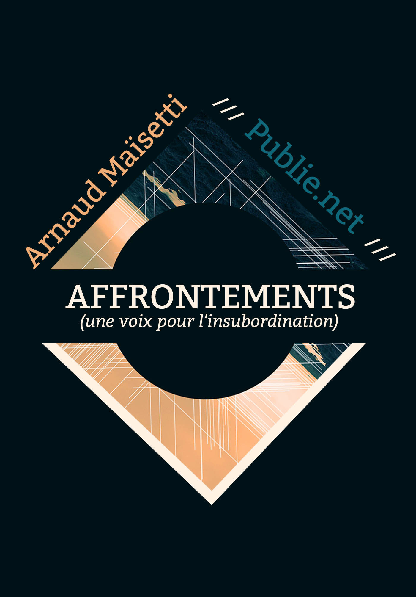ebook cover of Affrontements, by Arnaud Maïsetti