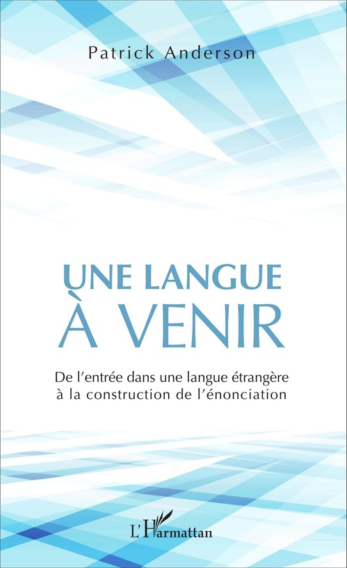 ebook cover of Une langue à venir, by Patrick Anderson