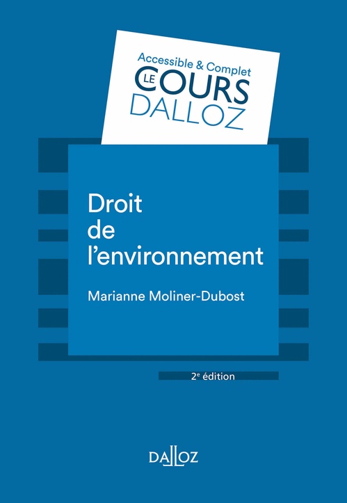 ebook cover of Droit de l'environnement. 2e éd., by Marianne Moliner-dubost