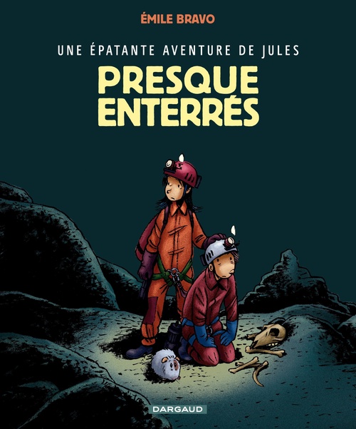 Couverture ebook de Une épatante aventure de Jules - Tome 3 - Presque enterrés !, de Emile Bravo