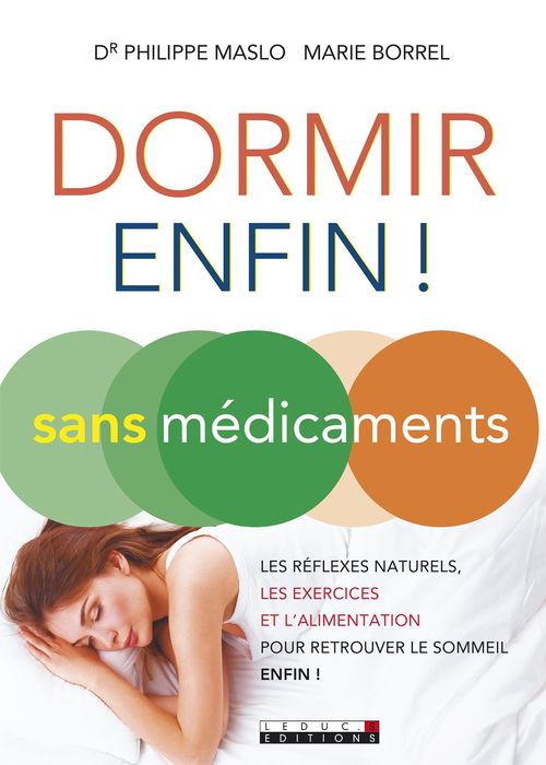 Couverture ebook de Dormir (enfin !) sans médicaments, de Marie Borrel, Philippe Maslo