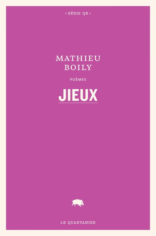 Couverture ebook de Jieux, de Boily Mathieu