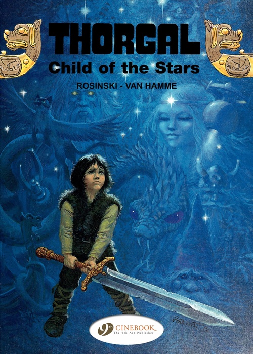 Couverture ebook de Thorgal - Volume 1 - Child of the Stars, de Rosinski, Jean Van Hamme