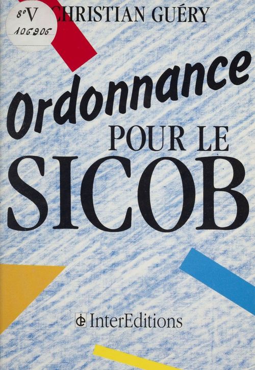 ebook cover of Ordonnance pour le S.I.C.O.B., by Christian Guéry