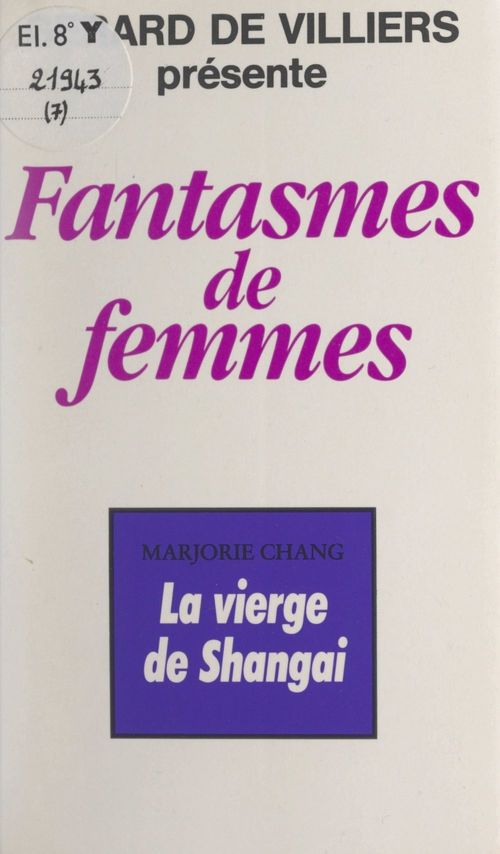 Couverture ebook de La vierge de Shangaï, de Marjorie Chang