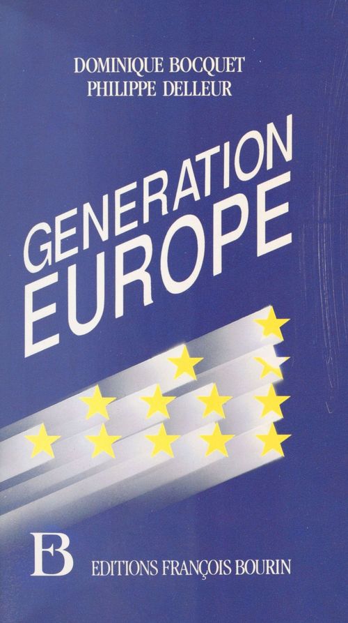 ebook cover of Génération Europe, by Bocquet/Delleur
