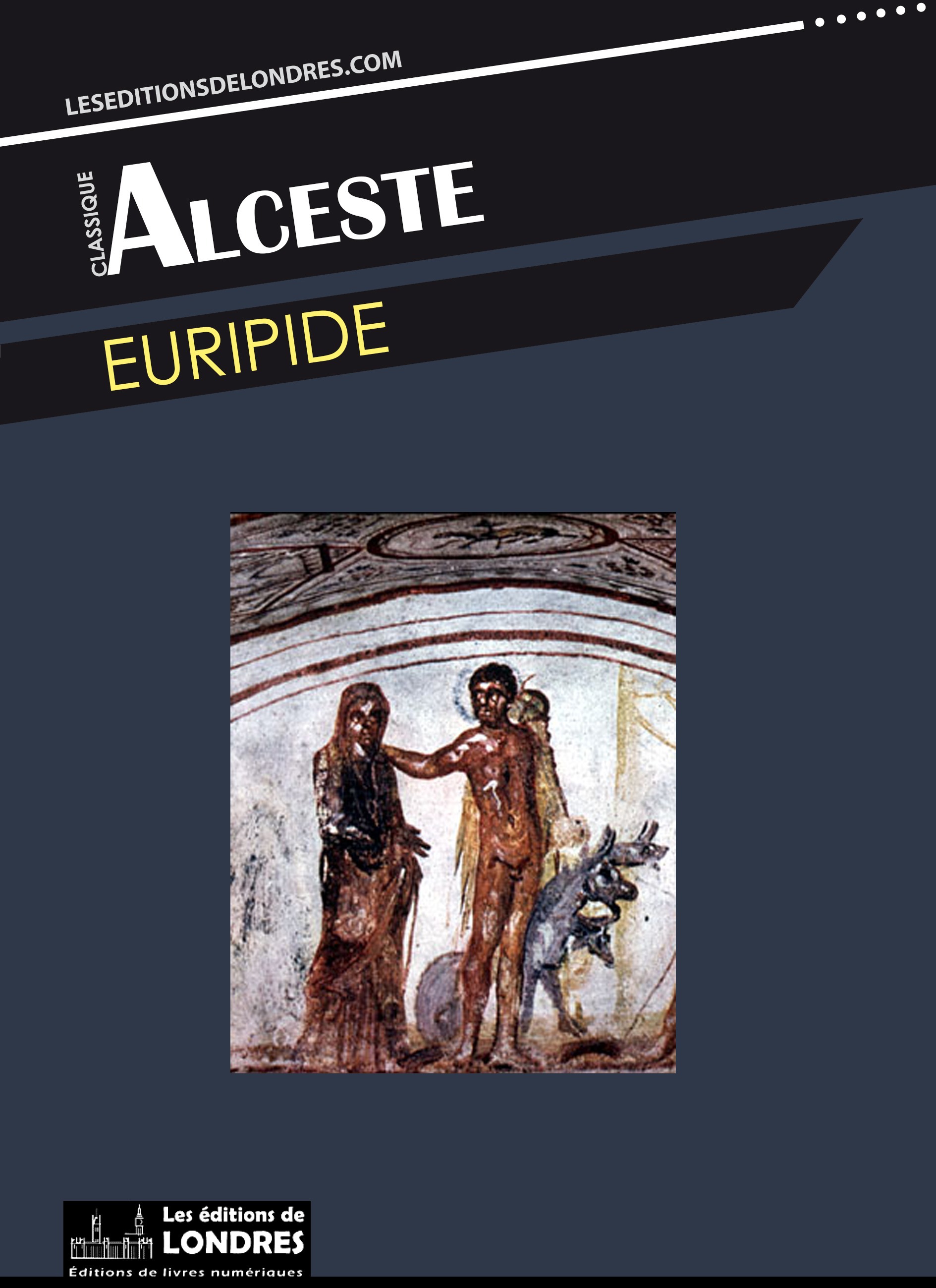 ebook cover of Alceste, by Euripide
