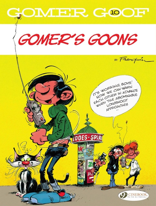 Couverture ebook de Gomer Goof - Volume 10 - Gomer's Goons, de Franquin