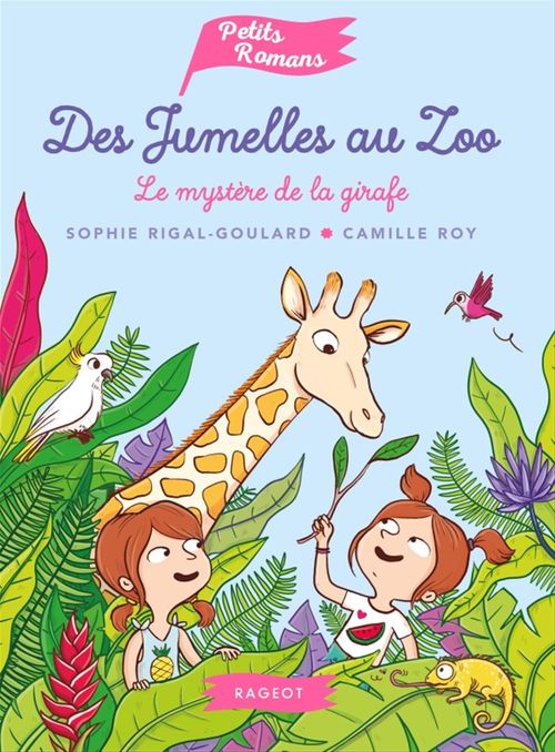 ebook cover of Des jumelles au zoo - Le mystère de la girafe, by Sophie Rigal-Goulard