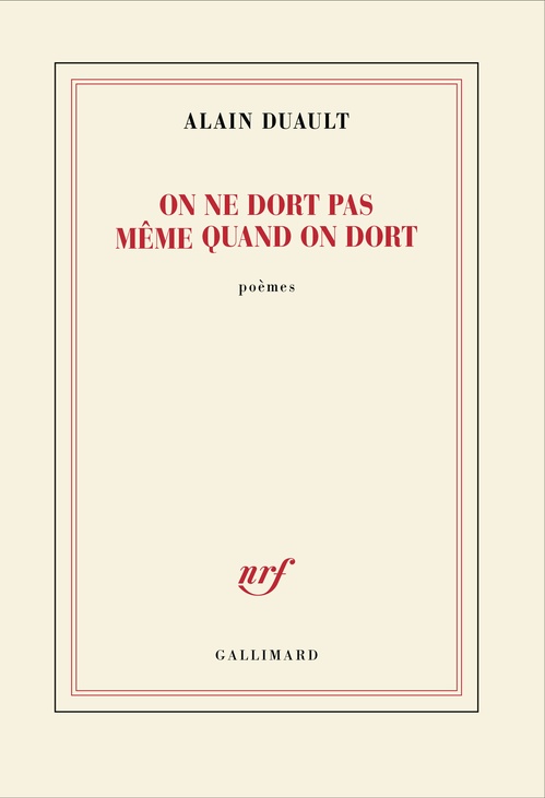 Couverture ebook de On ne dort pas même quand on dort, de Alain Duault