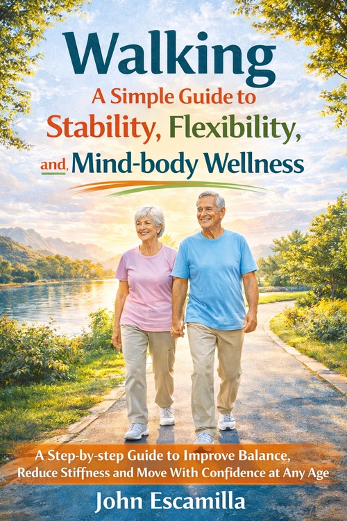 ebook cover of Walking: A Simple Guide to Stability, Flexibility, and Mind-body Wellness, by John Escamilla