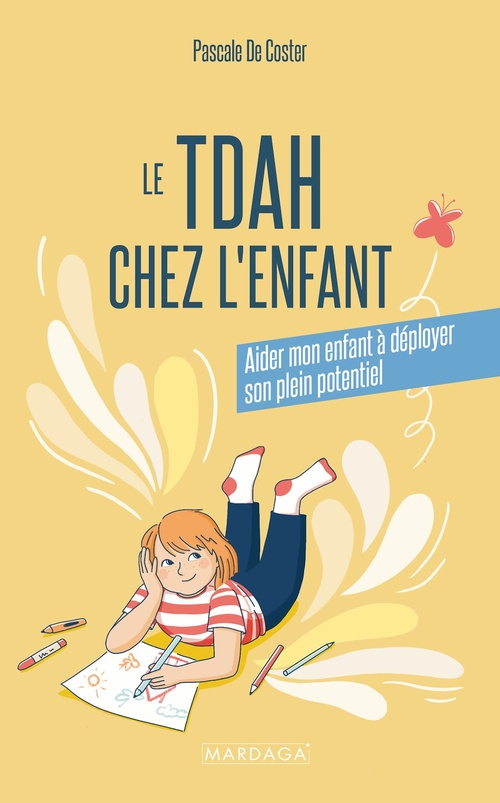 Couverture ebook de TDAH chez l'enfant, de Pascale De Coster